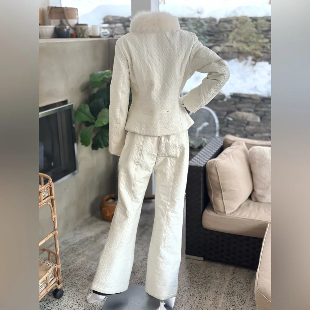 NWT Metropolis Rhapsody Ski Snow Suit Jacket Pants Winter White Size 10 - Picture 11 of 16